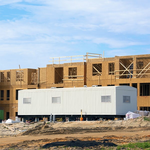 construction site office trailers can be relocated to different construction sites as needed, providing flexibility for your project's changing needs